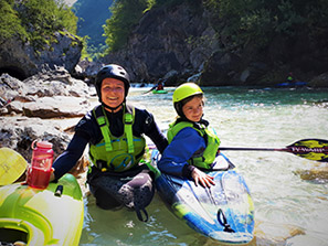 Kinderkurs Wildwasser Soca