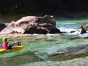 Soca Wildwasser Kurs Kinder