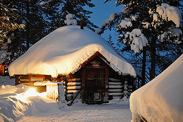 Hütte Lappland