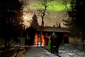 Hundeschlitten Urlaub Lodge