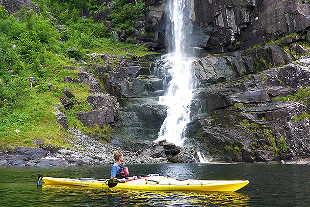 Seekajak Hardangerfjord